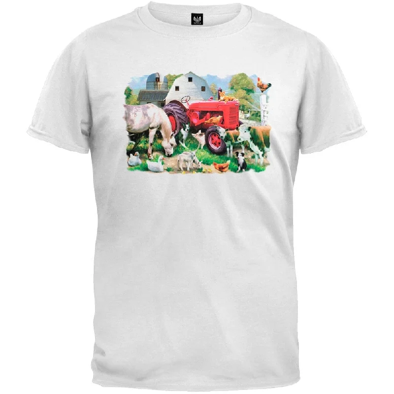 Formal T-ShirtsMeadow Farm White T-Shirt