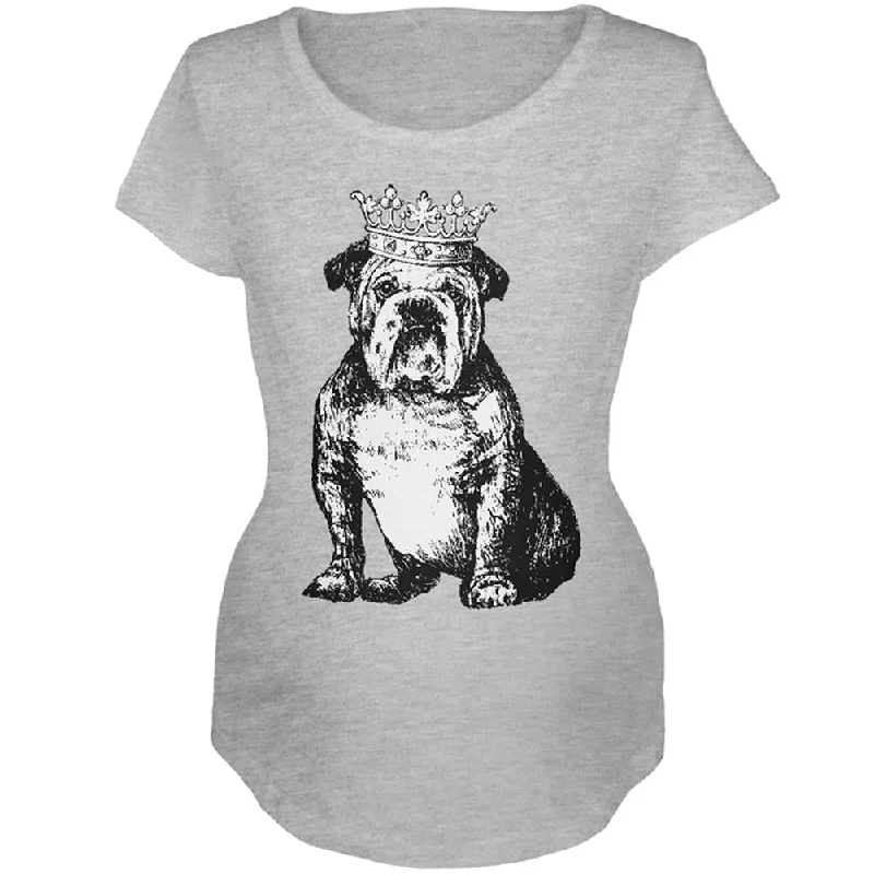 Statement T-ShirtsBulldog Crown Maternity Soft T Shirt