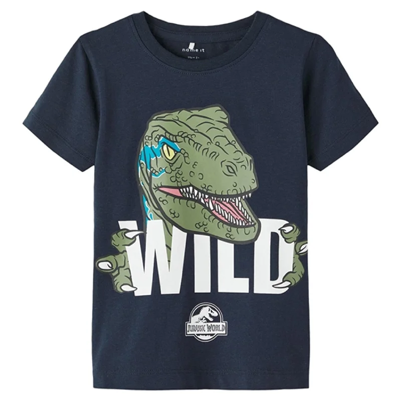 Quick-Dry T-ShirtsName it Dark Sapphire Maaron Jurassic T-Shirt