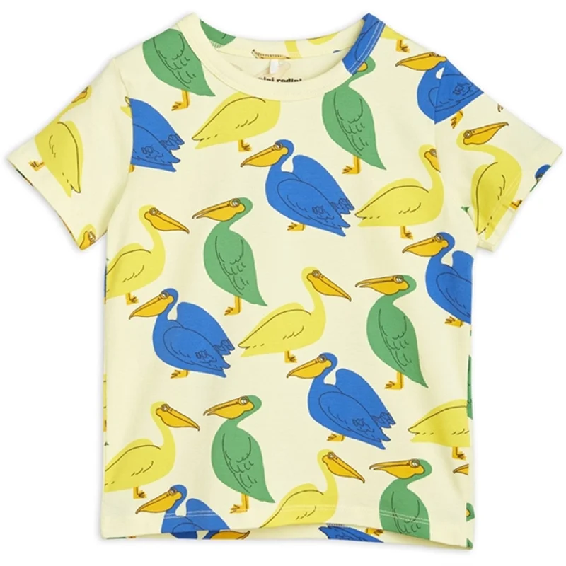 Running T-ShirtsMini Rodini Pelican AOP T-Shirt Yellow