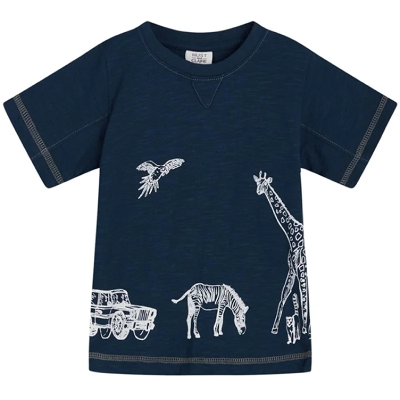 Travel T-ShirtsHust & Claire Mini Arwin T-shirt Blue Moon