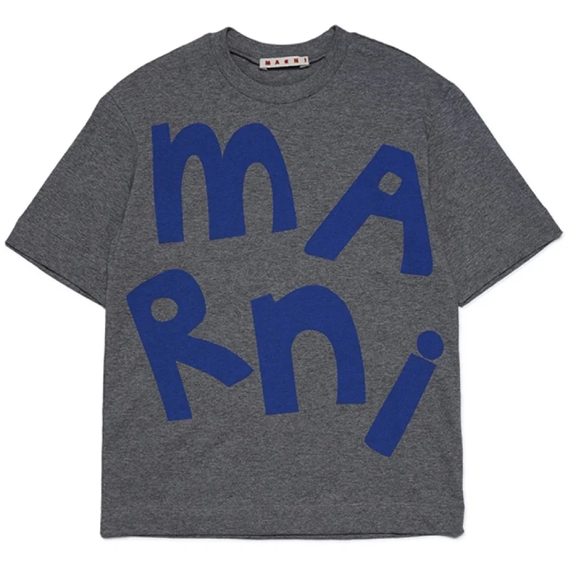 Relaxed Fit T-ShirtsMarni Medium Gray T-shirt