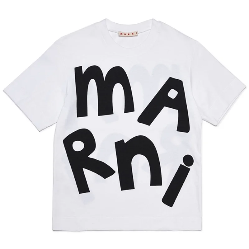 Fitted T-ShirtsMarni White T-shirt