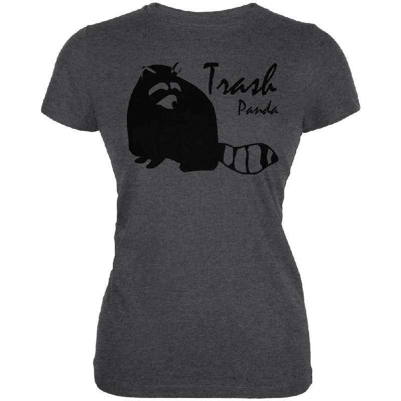 Metallic T-ShirtsRaccoon Trash Panda Silhouette Juniors Soft T Shirt