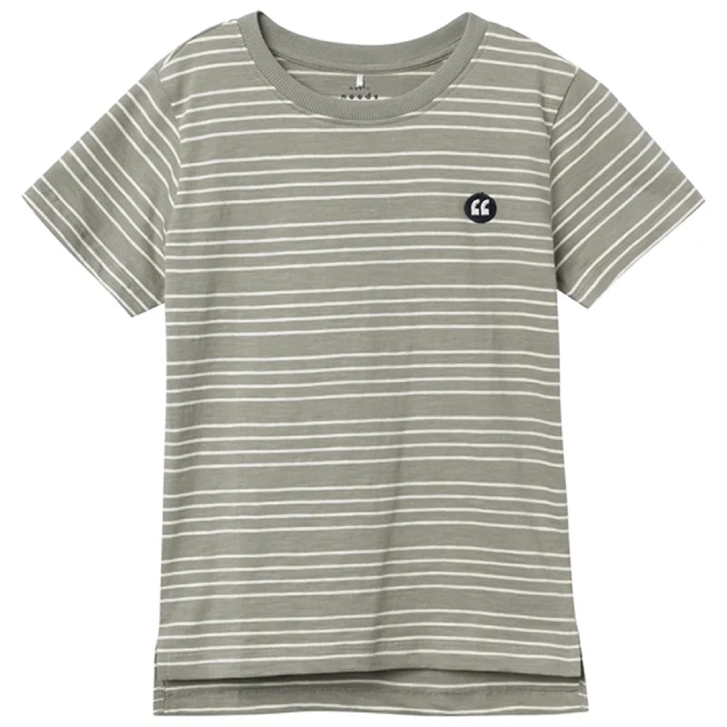 Outdoor T-ShirtsName it Dried Sage Stripes Voby T-Shirt