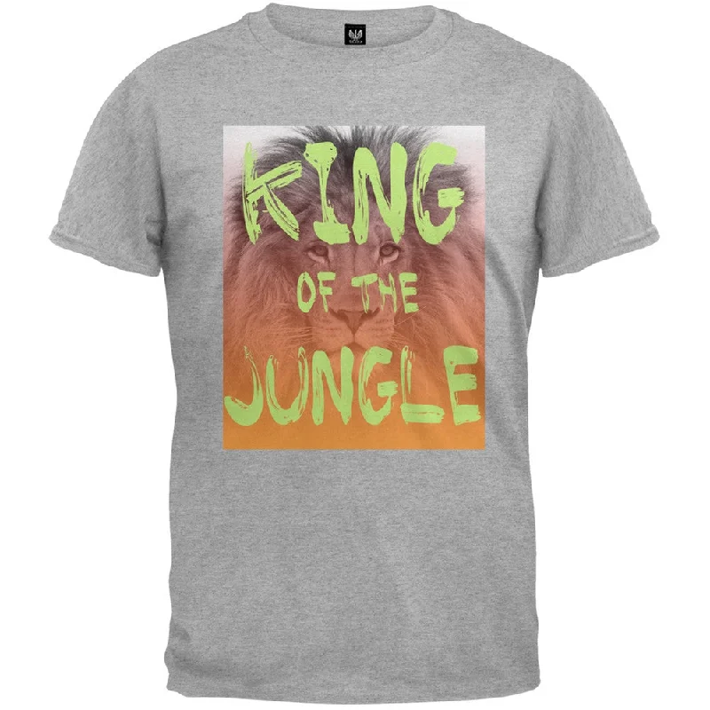 Sheer T-ShirtsKing of the Jungle Grey T-Shirt