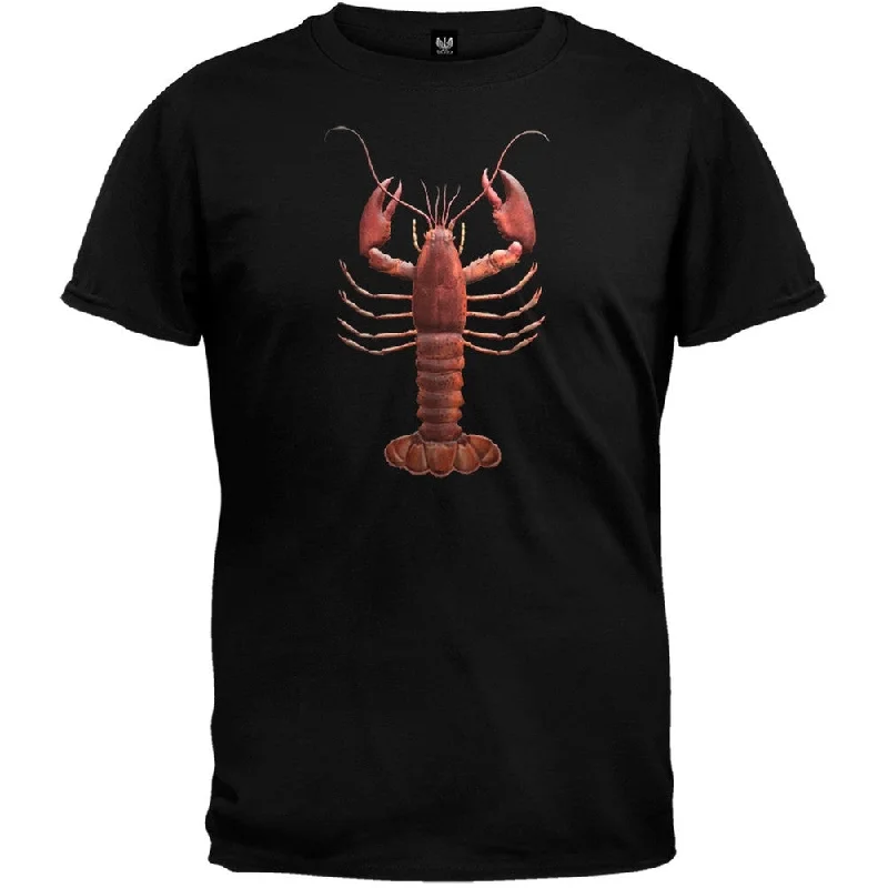 Zippered T-Shirts3DT - Lobster Black T-Shirt