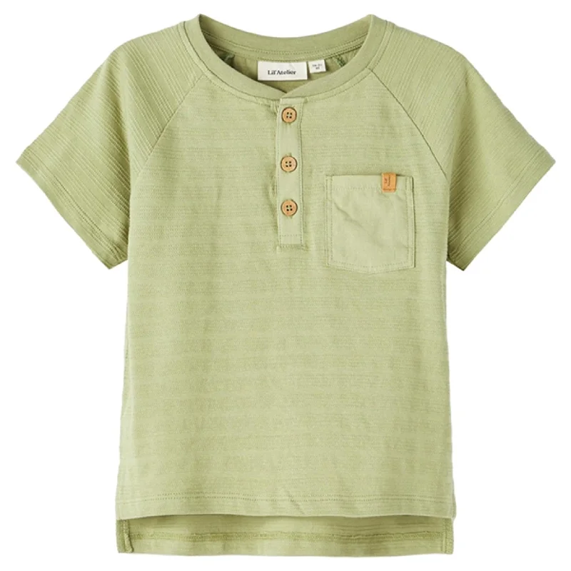 Linen T-ShirtsLil'Atelier Sage Hijan T-Shirt