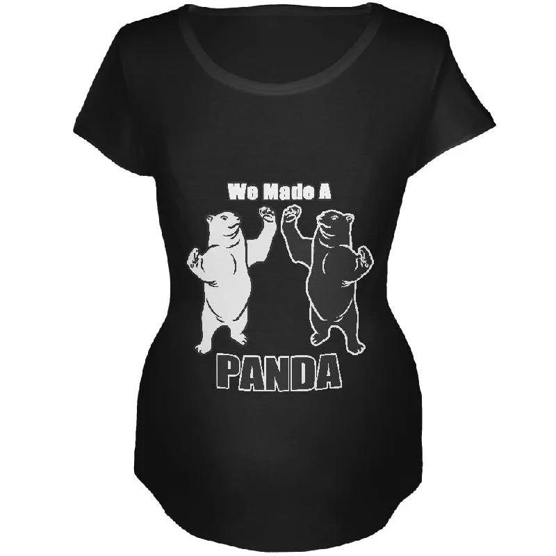 Hip-Hop T-ShirtsWe Made A Panda Funny Maternity Soft T Shirt