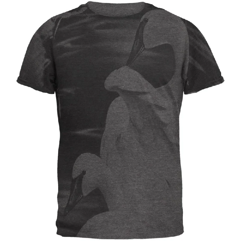 Thermal T-ShirtsEnchanted Swans of Winter Mens Soft T Shirt