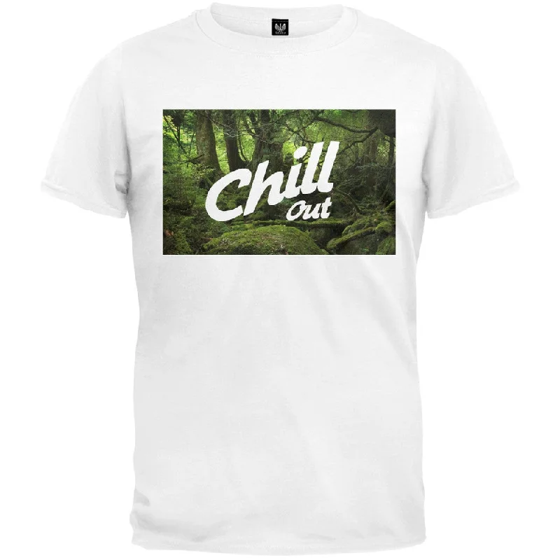 Metallic T-ShirtsChill Out White T-Shirt