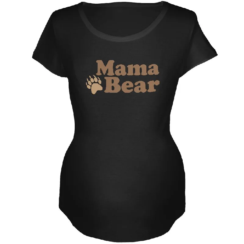 Compression T-ShirtsMother's Day Mama Bear Maternity Soft T Shirt