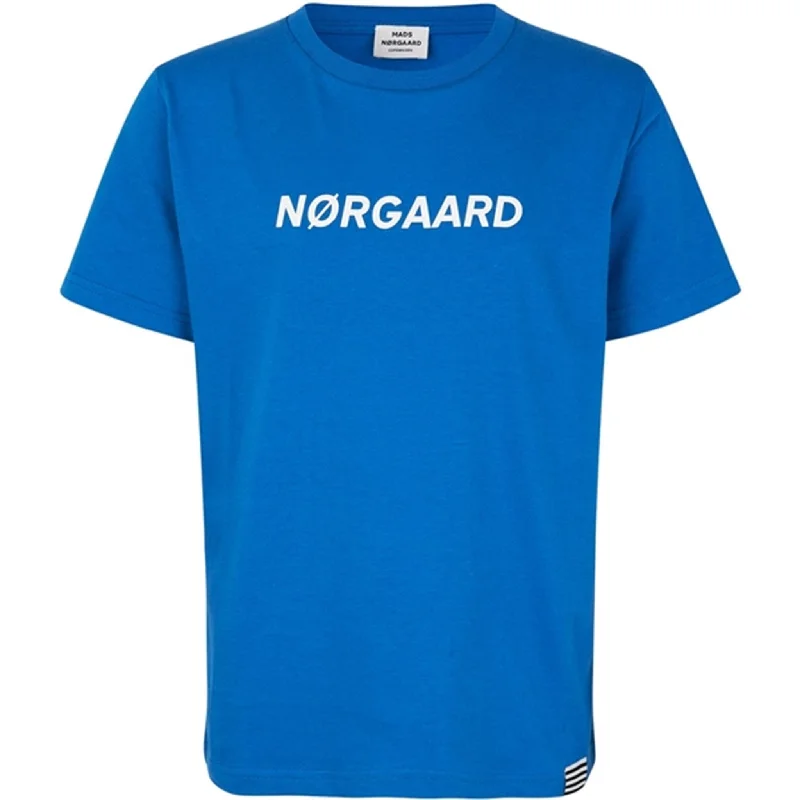 Cycling T-ShirtsMads Nørgaard Printed Tee Thorlino T-shirt Snorkel Blue