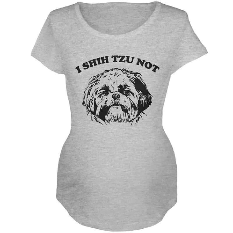 Festival T-ShirtsI Shih Tzu Not Maternity Soft T Shirt