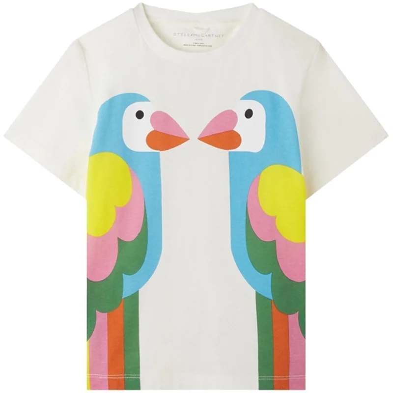 Boat Neck T-ShirtsStella McCartney Ivory T-Shirt