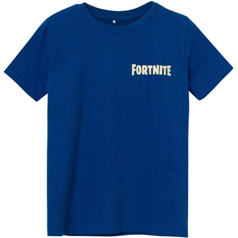 Pocket T-ShirtsName it True Blue Asym Fortnite T-Shirt