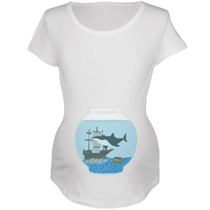 Branded T-ShirtsFish Bowl Cute Shark Tank Maternity Soft T Shirt