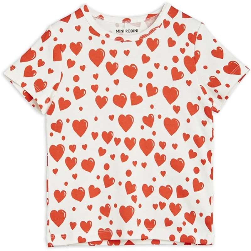 Quick-Dry T-ShirtsMini Rodini Hearts Aop T-shirt Multi