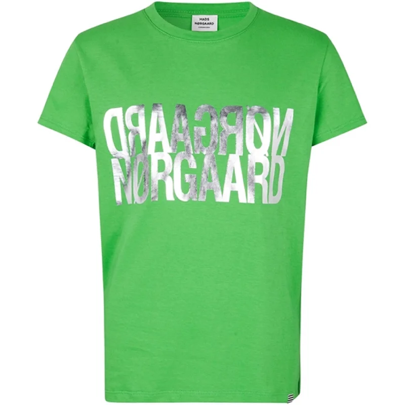 Camping T-ShirtsMads Nørgaard Single Organic Tuvina T-shirt Poison Green