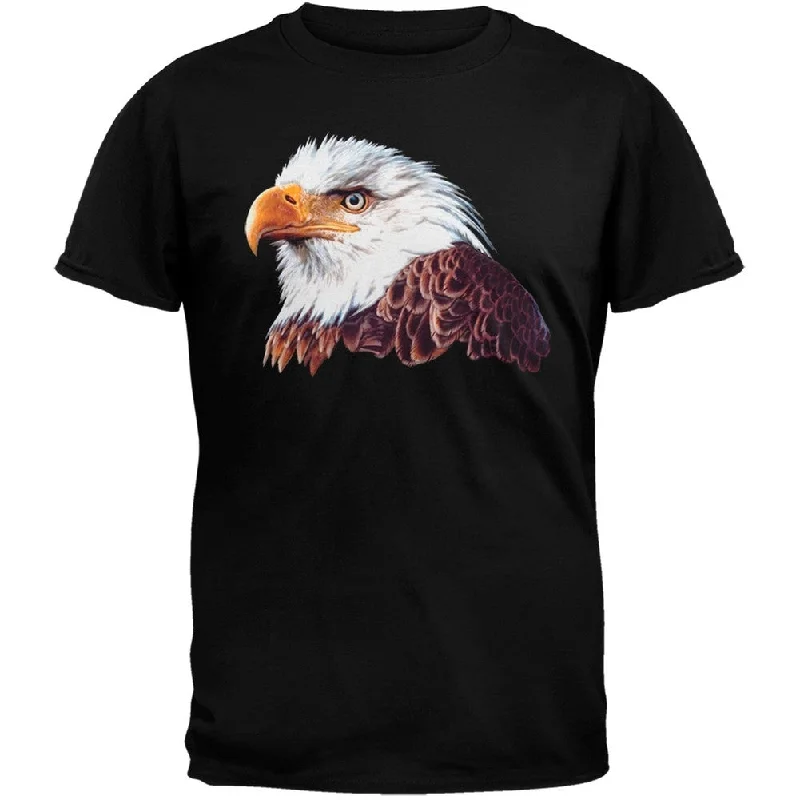 Hooded T-Shirts3DT - Bald Eagle Heather Gray T-Shirt