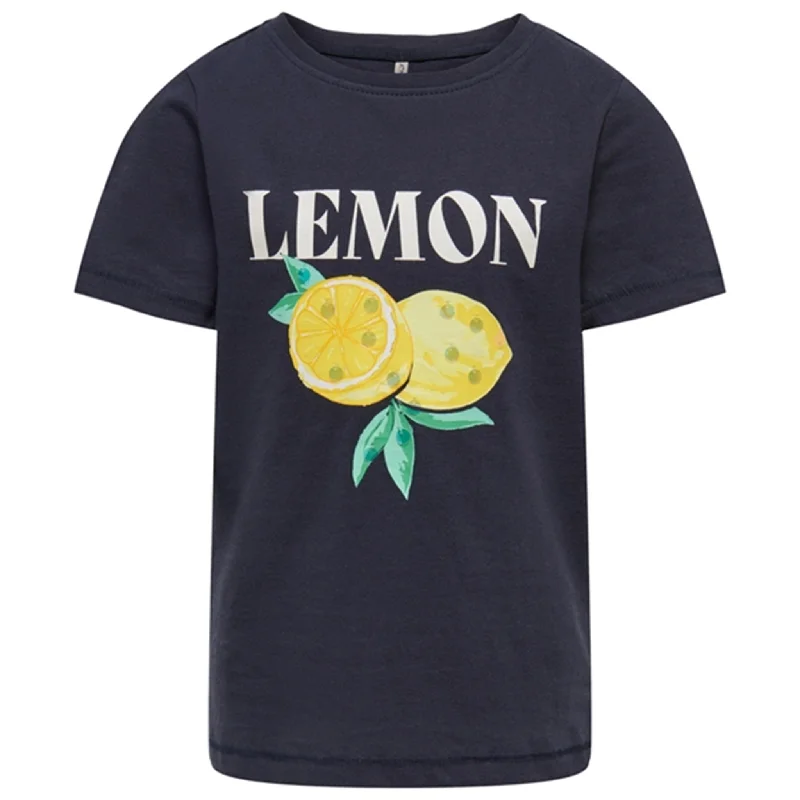 Slim Fit T-ShirtsKids ONLY Night Sky Kita Fruit T-Shirt