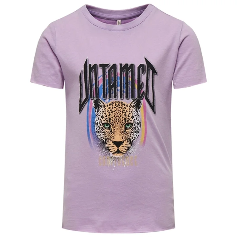 Gym T-ShirtsKids ONLY Lavendula Lucy Fit Untamed T-Shirt