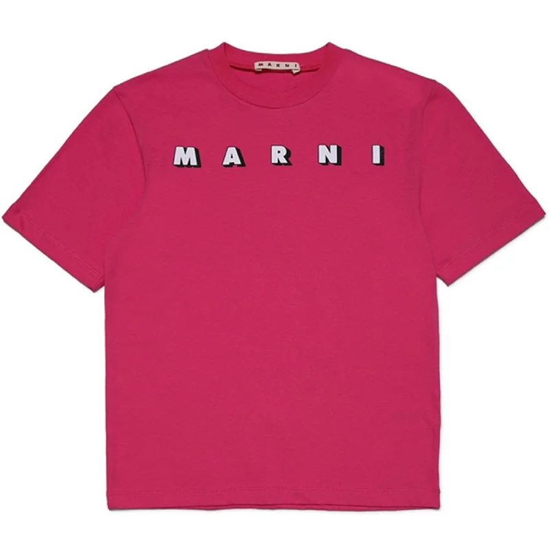 Longline T-ShirtsMarni Fuxia Magenta T-shirt