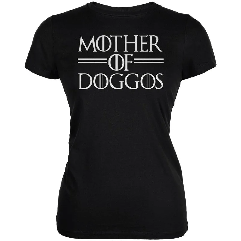 Scoop Neck T-ShirtsMother of Doggos Juniors Soft T Shirt