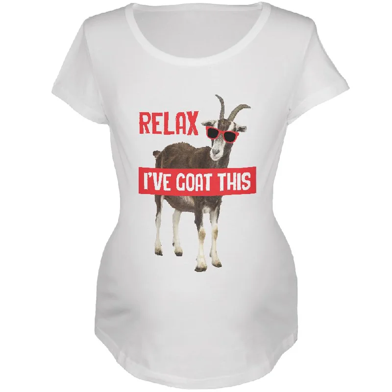 Luxury T-ShirtsRelax I've Got Goat This Funny Maternity Soft T Shirt