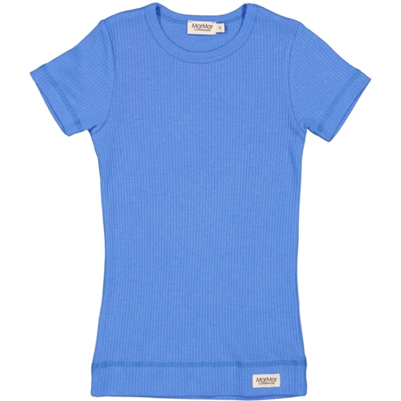 Athletic T-ShirtsMarMar Modal Vivid Blue Plain T-shirt