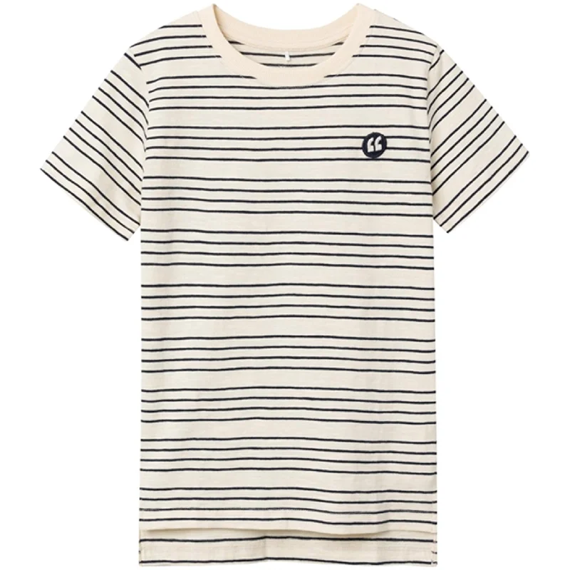 Performance T-ShirtsName it Whitecap Gray Dark Sapphire Stripes Voby T-Shirt