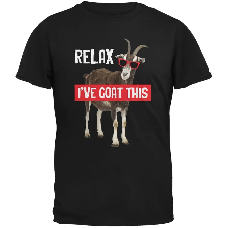 Silk T-ShirtsRelax I've Goat This Metro Blue Adult T-Shirt