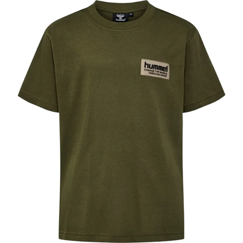 Limited Edition T-ShirtsHummel Olive Night Dare T-Shirt