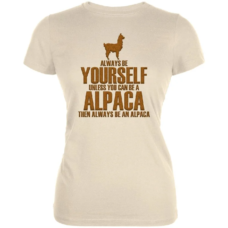 Layered T-ShirtsAlways Be Yourself Alpaca Juniors Soft T Shirt