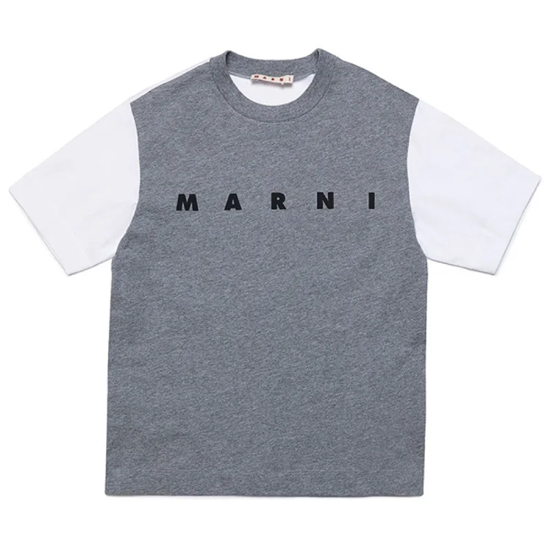 Recycled Fabric T-ShirtsMarni Medium Gray T-shirt