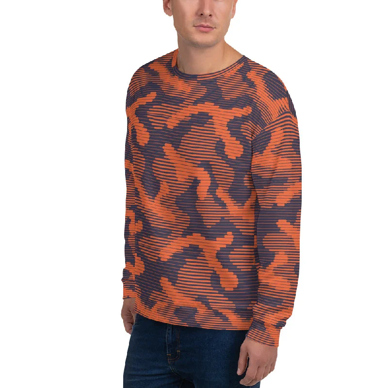 CrewnecklegendOrange Crusher Camo Crewneck Sweatshirt