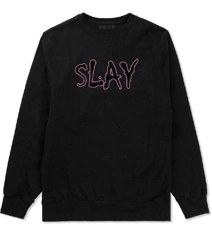 CrewnecksceneSlay Pink Crewneck Sweatshirt