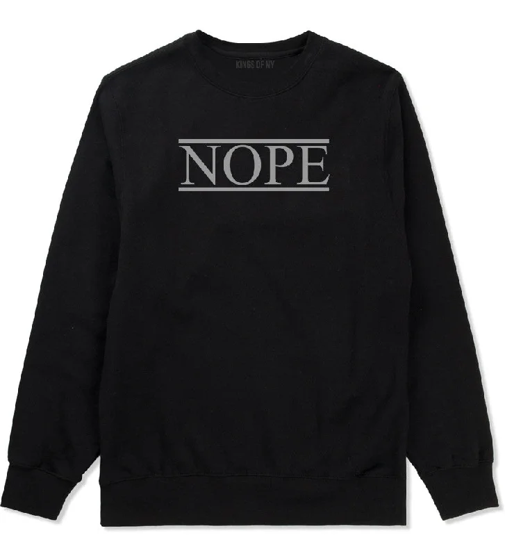 CrewneckunityNope Crewneck Sweatshirt