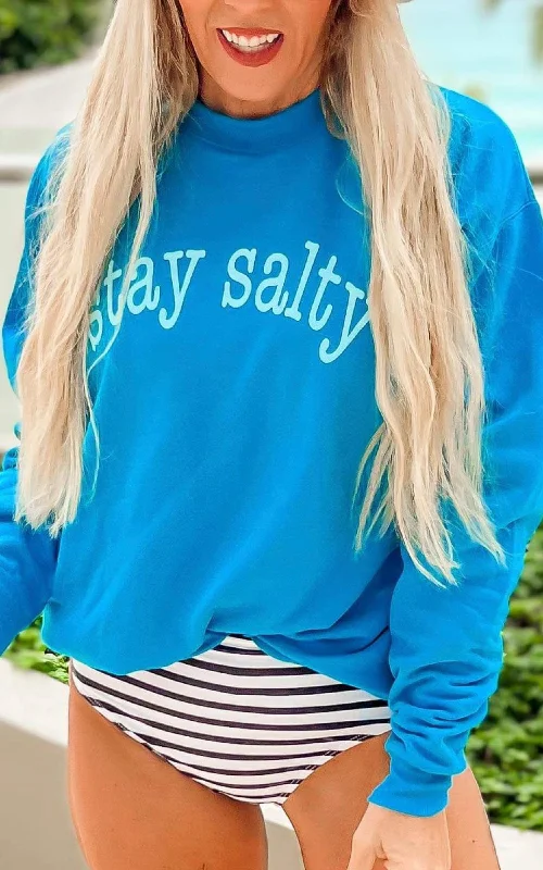 CrewneckfanStay Salty Crewneck Sweatshirt*