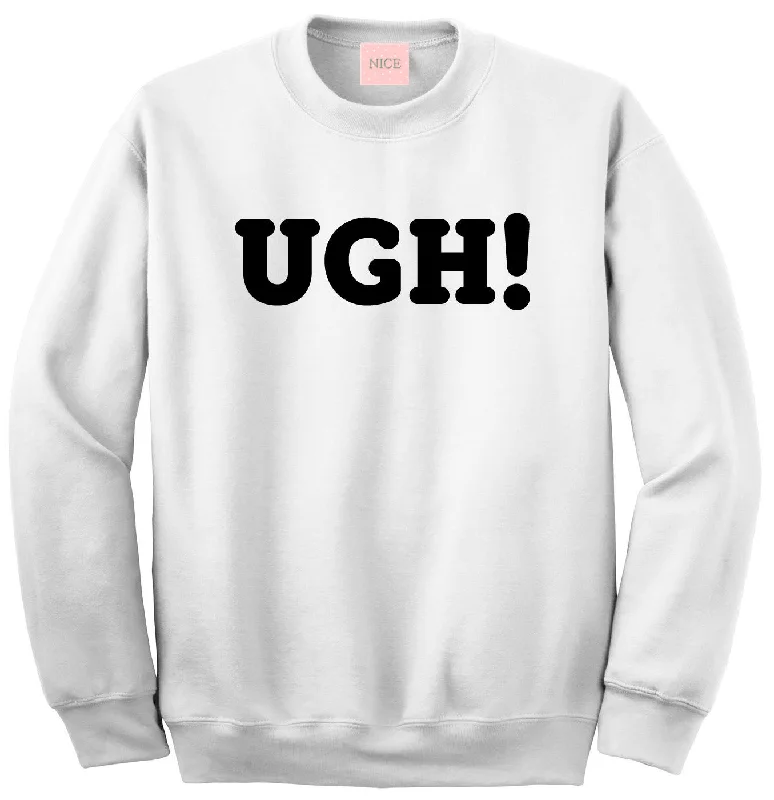 CrewneckheritageVery Nice UGH Boyfriend Crewneck Sweatshirt White