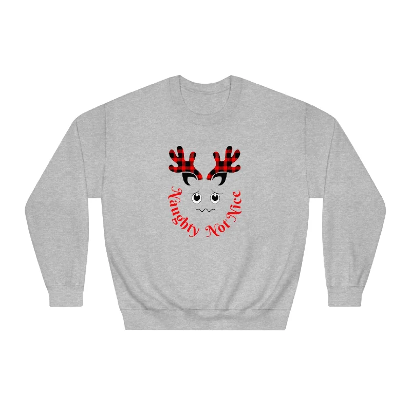 CrewneckmobileNaughty Not Nice | DryBlend® Crewneck Sweatshirt