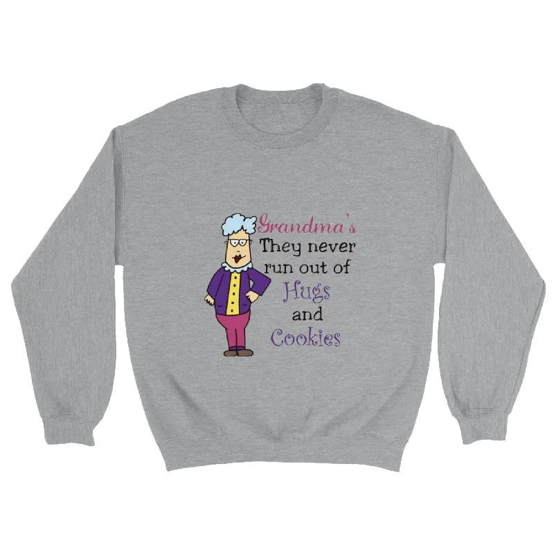 CrewneckminimalGrandma's Never Run Out of Hugs Classic Unisex Crewneck Sweatshirt