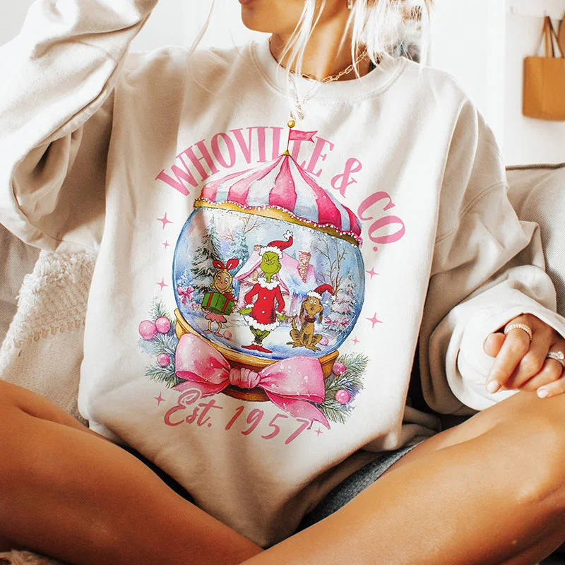 CrewneckknitWhoville & Co Holiday Crewneck Sweatshirt