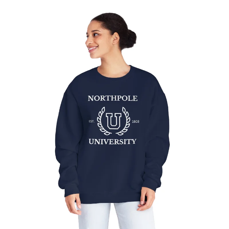 CrewneckuniqueNorthpole University Crewneck Sweatshirt