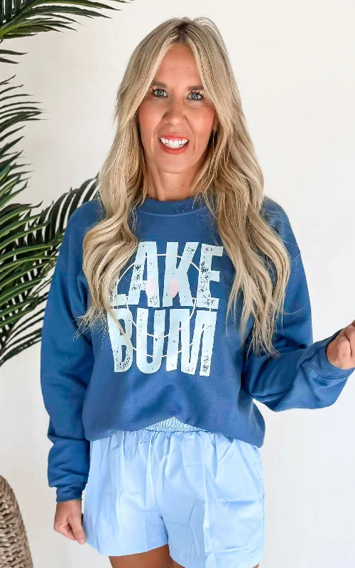 CrewneckmovementLake Bum Graphic Crewneck Sweatshirt