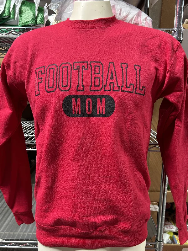 CrewneckdataFootball Mom Crewneck Sweatshirt** Black Ink - Final Sale