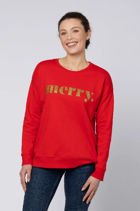 CrewneckarMerry Perfect Crewneck Sweatshirt (Red)