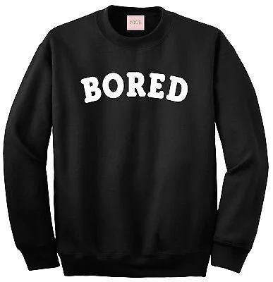 CrewneckinnovationVery Nice Bored Lazy Boyfriend Crewneck Sweatshirt