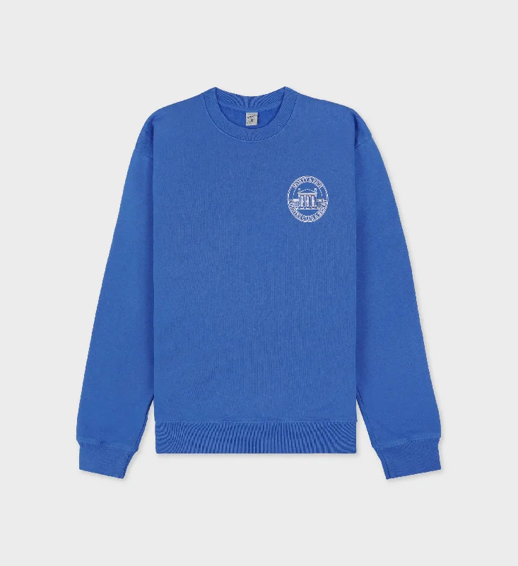 CrewneckchicVendome Resort Crewneck - Paris Blue/White