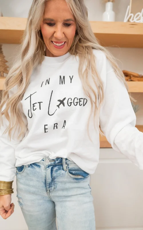 CrewneckvrIn Jet Lagged Era Crewneck Sweatshirt**